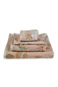 Badetuch Secret Garden Khaki 55x100cm