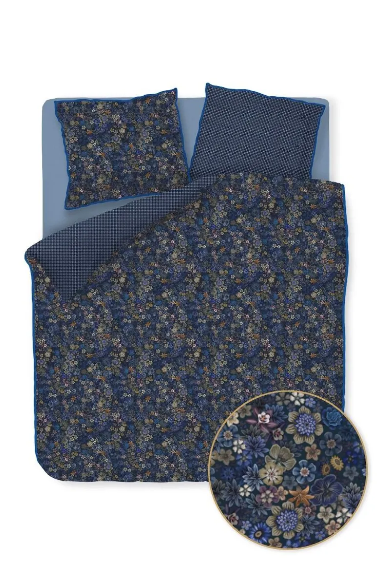Bettbezug-Set Tutti i Fiori Dunkelblau