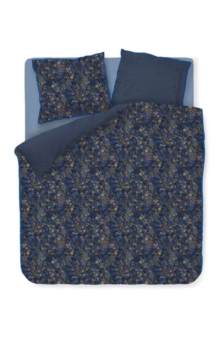 Bettbezug-Set Tutti i Fiori Dunkelblau