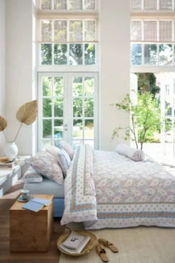 Bettbezugsset Kairi Bloom Hellblau