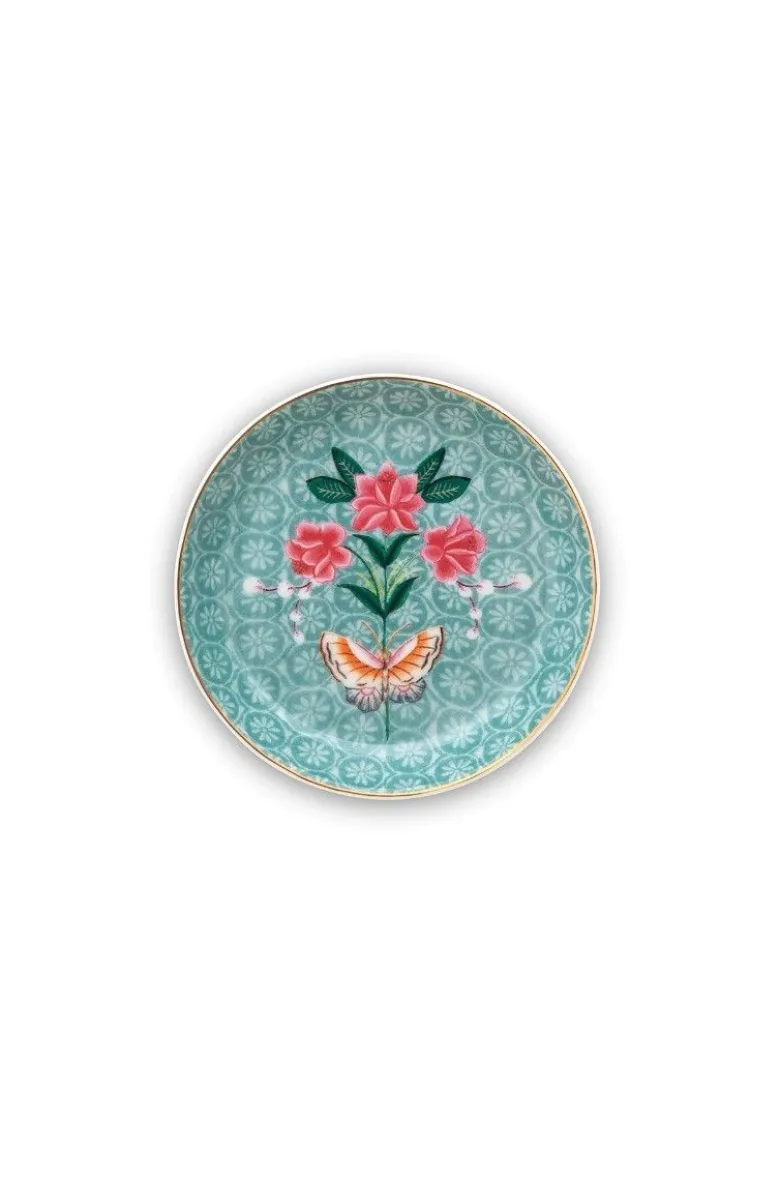 Blushing Birds Teebeutelablage 9 cm blau