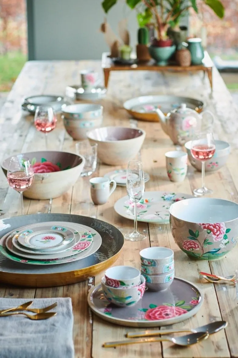 Blushing Birds Teekanne Gross Khaki
