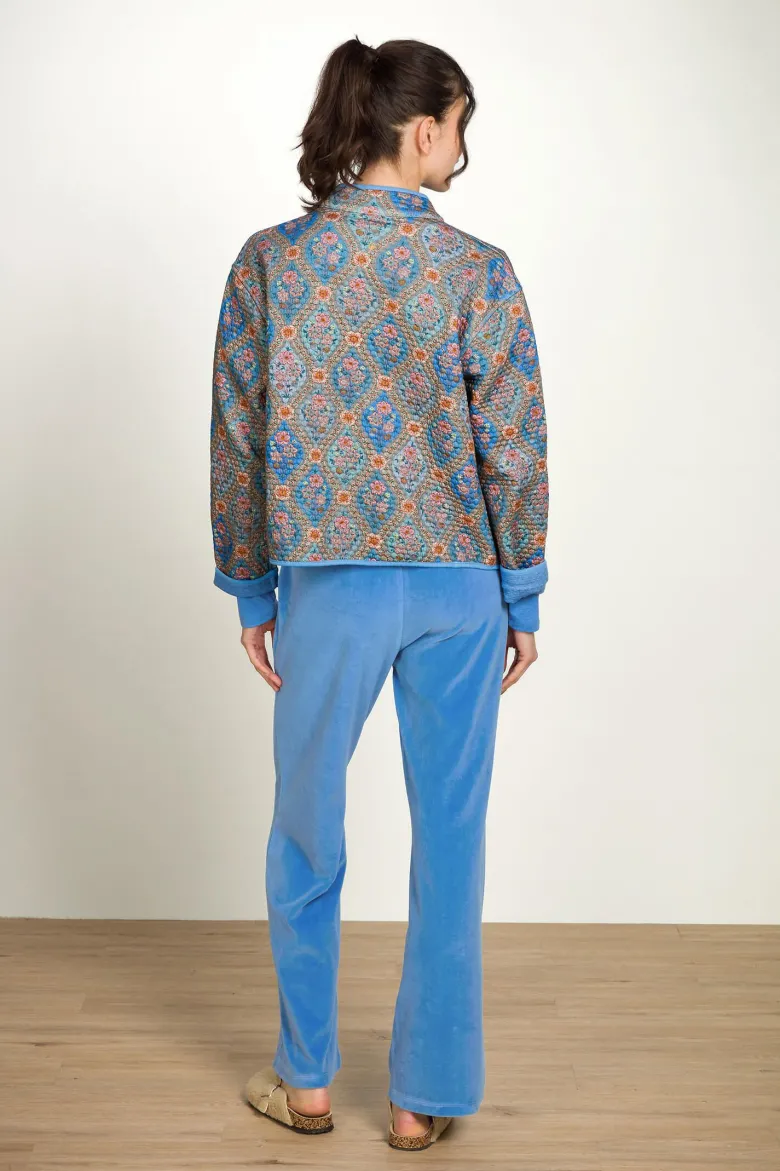 Britta Lange Hose Velvet Blau