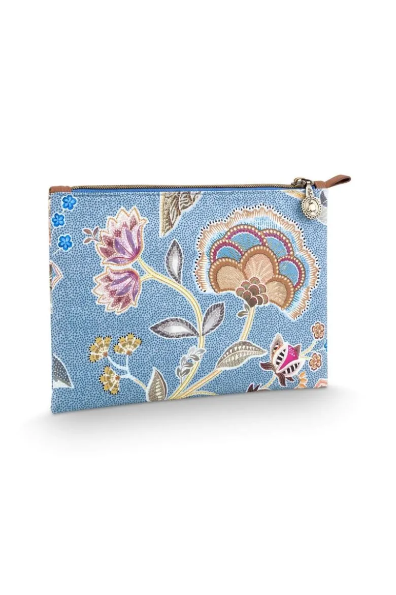 Charly Flaches Necessaire Mittel Matata Blau