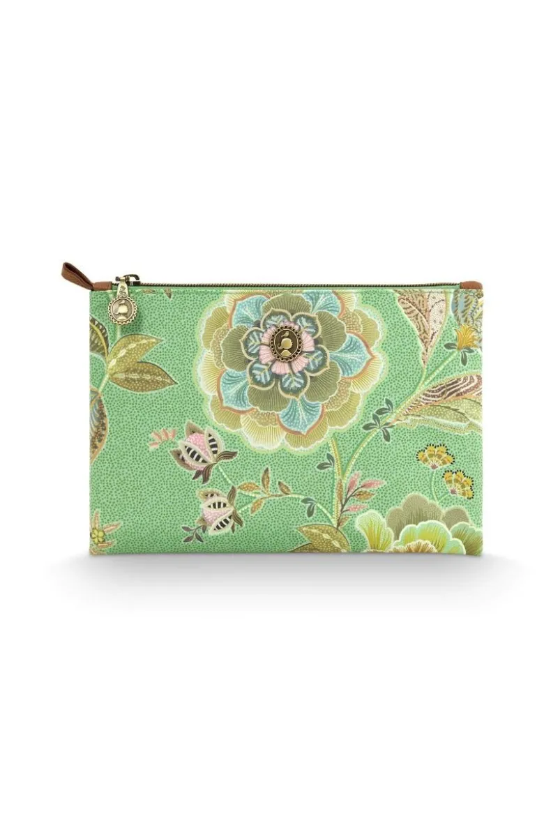 Charly Flaches Necessaire Mittel Matata Grün