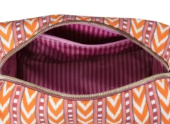 Coco Necessaire Mittel Samba Streifen Orange
