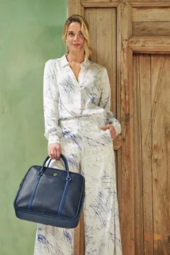 Felice Handtasche Gross Blau