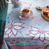 Flower Festival Cappuccino Tasse & Undertasse Hellblau