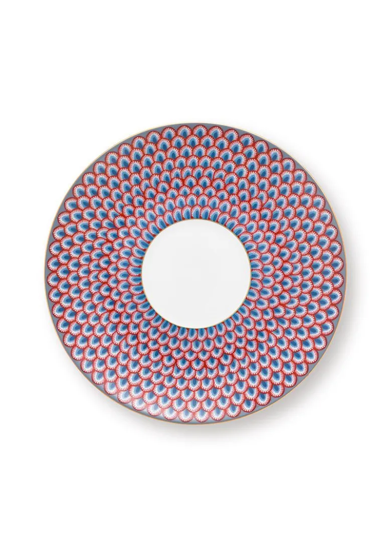 Flower Festival Cappuccino Tasse & Undertasse Hellblau