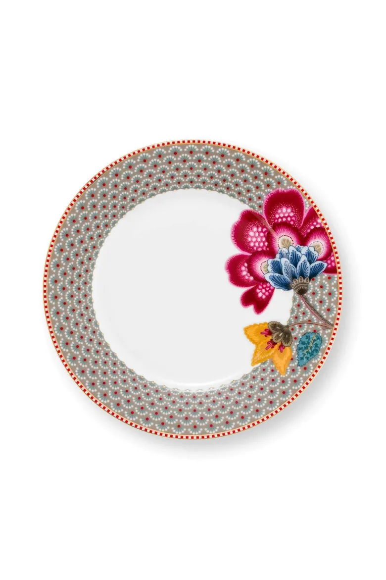 Frühstücksteller Blooming Tales Khaki 21cm