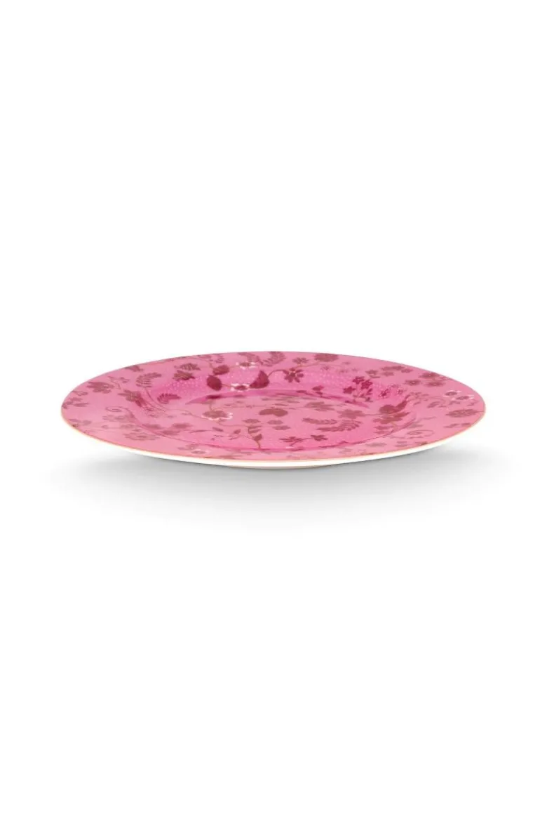 Gebäckteller Jolie Blumen Rosa 17cm