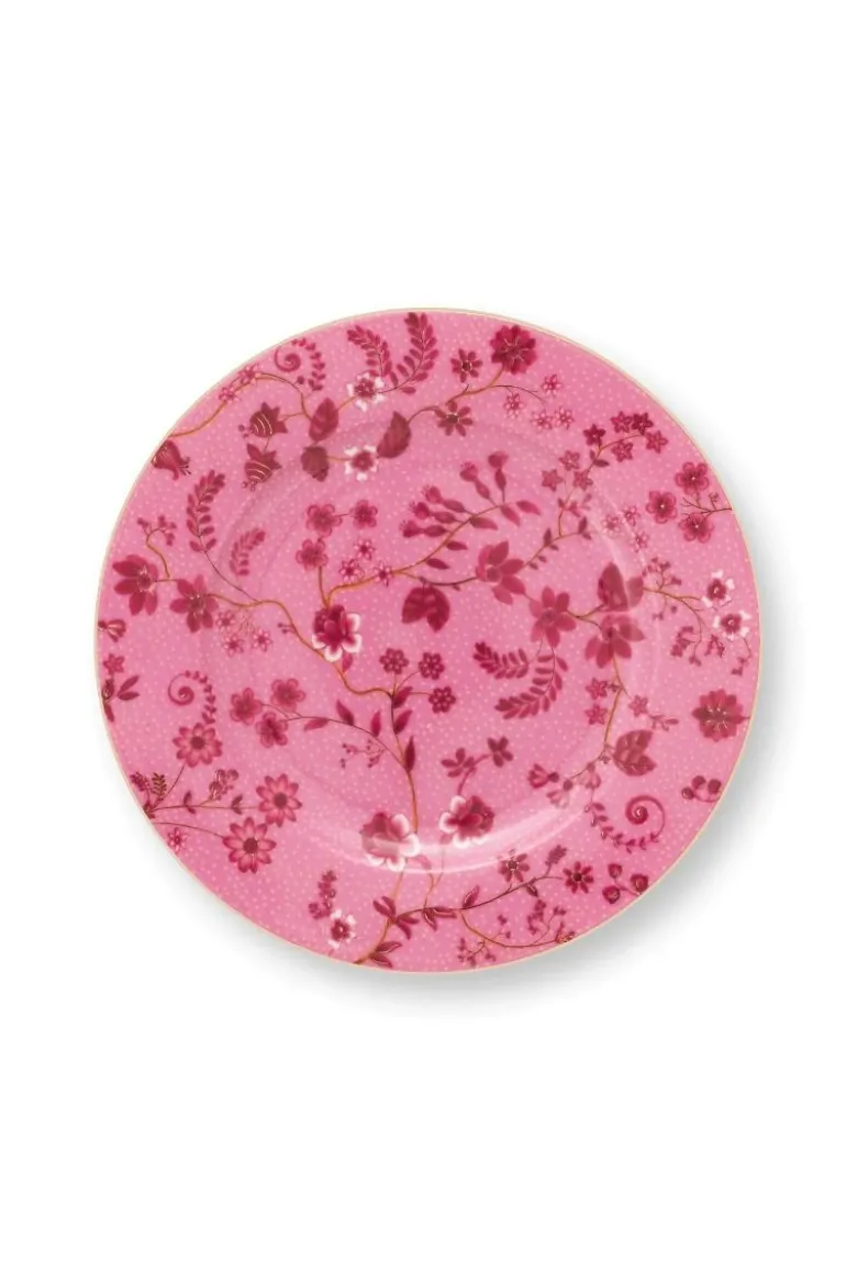 Gebäckteller Jolie Blumen Rosa 17cm