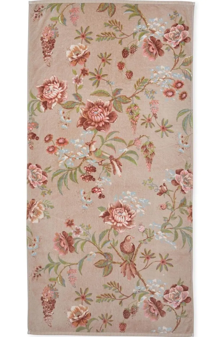 Große Handtuch Secret Garden Khaki 70x140cm