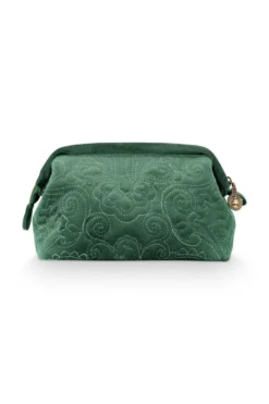 Kosmetiktasche Klein Quiltey Days Grün