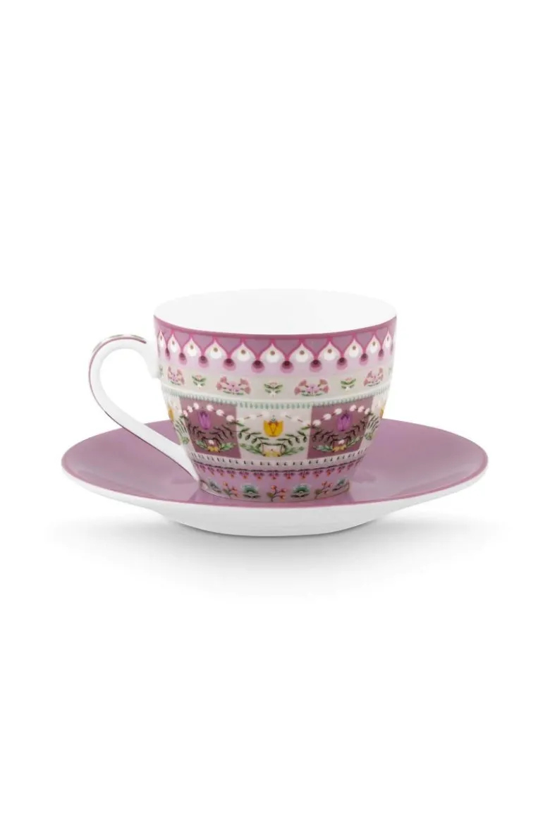 Lily & Lotus Espresso Tasse & Untertasse Lila