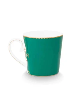 Love Birds Tasse Gross Grün