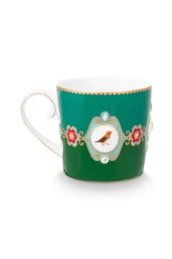 Love Birds Tasse Klein Grün