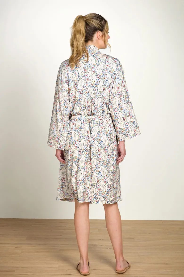 Naomi Kimono Kairi Bloom Blau