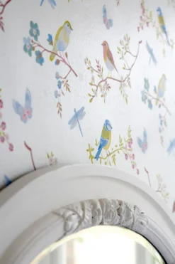 Pip Studio Early Bird Vliestapete Gebrochen Weiss