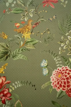 Pip Studio Floris Vliestapete Grün