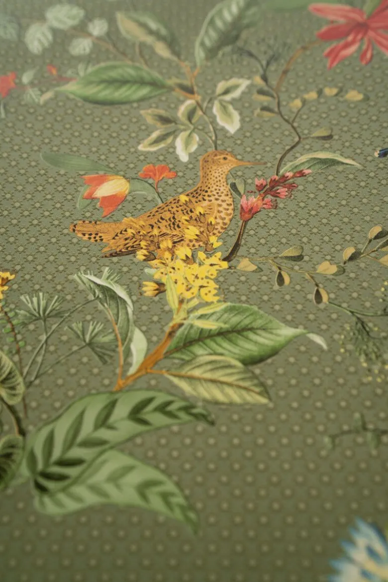 Pip Studio Floris Vliestapete Grün