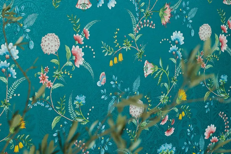Pip Studio La Majorelle Vliestapete Dunkel Blau