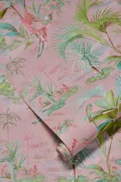 Pip Studio Palm Scene Vliestapete Rosa