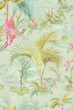 Pip Studio Palm Scene Vliestapete Grün