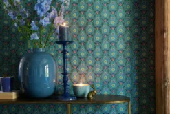 Pip Studio Raindrops Vliestapete Dunkel Blau