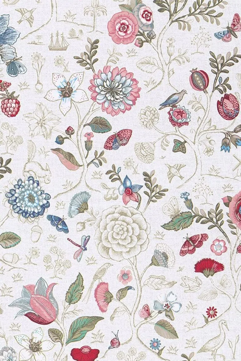 Pip Studio Spring to Life Vliestapete Gebrochen Weiss