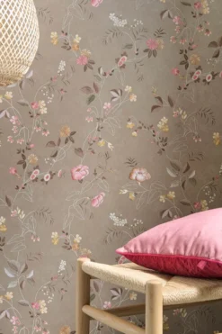 Pip Studio Tokyo Blossom Vliestapete Khaki
