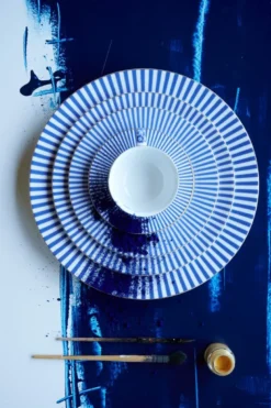 Royal Stripes Essteller Blau 26.5 cm