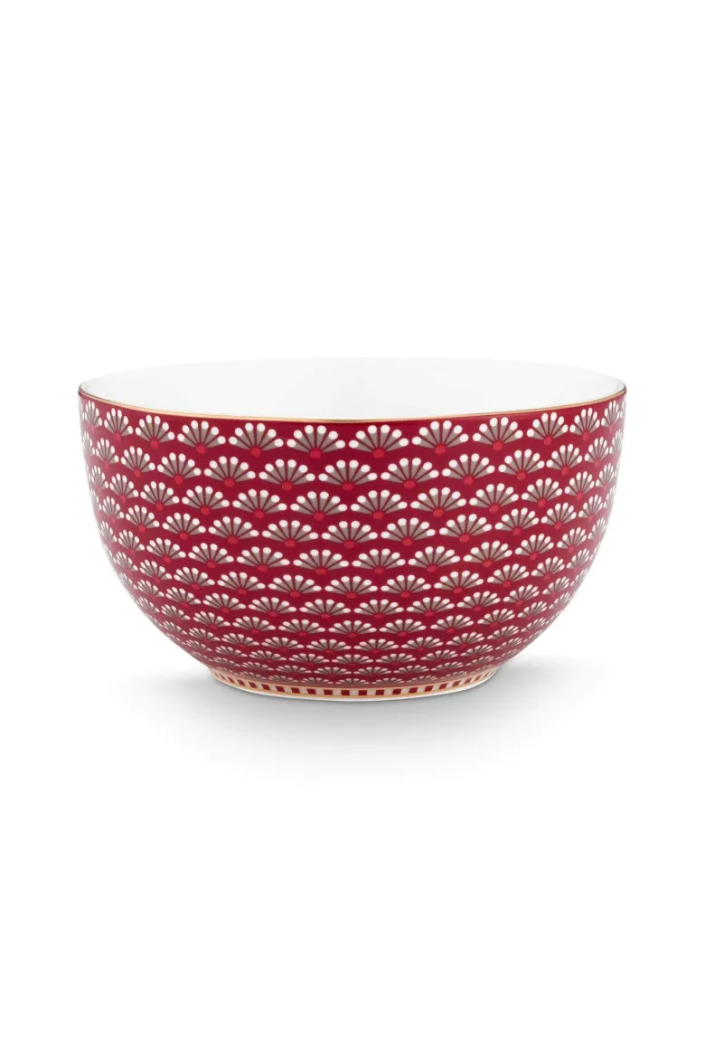 Schale Blooming Tales Dunkelrot 12cm