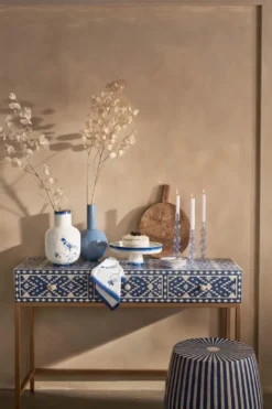 Schale Metall Pip & The Blue Bird Blau