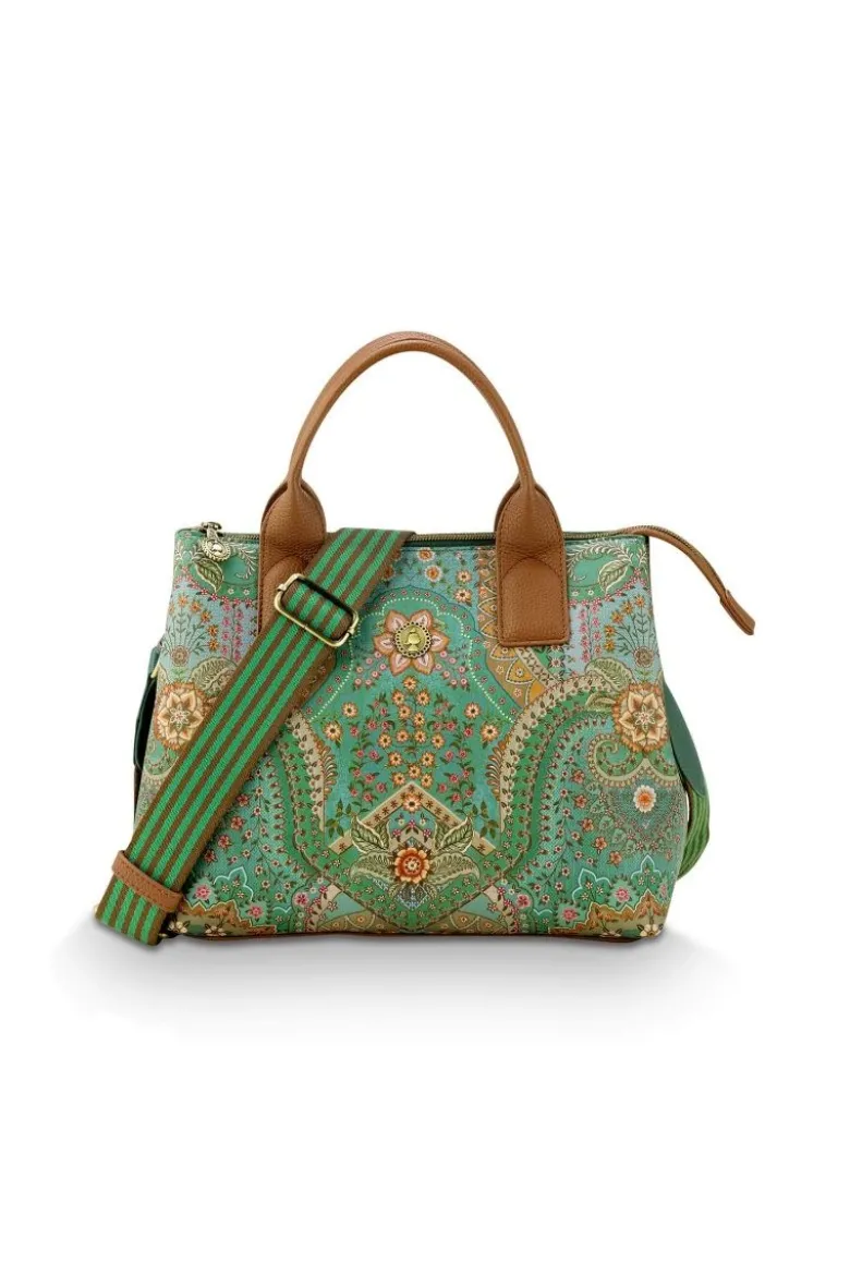 Schultertasche Fia Mittelgroß Jabali Grün