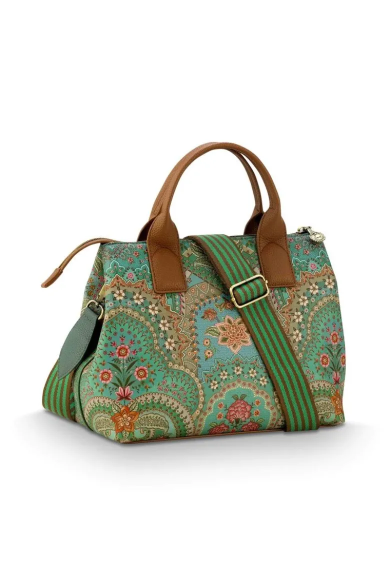 Schultertasche Fia Mittelgroß Jabali Grün