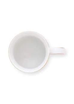 Set/2 Tassen Klein Love Birds Medallion Rot-Rosa