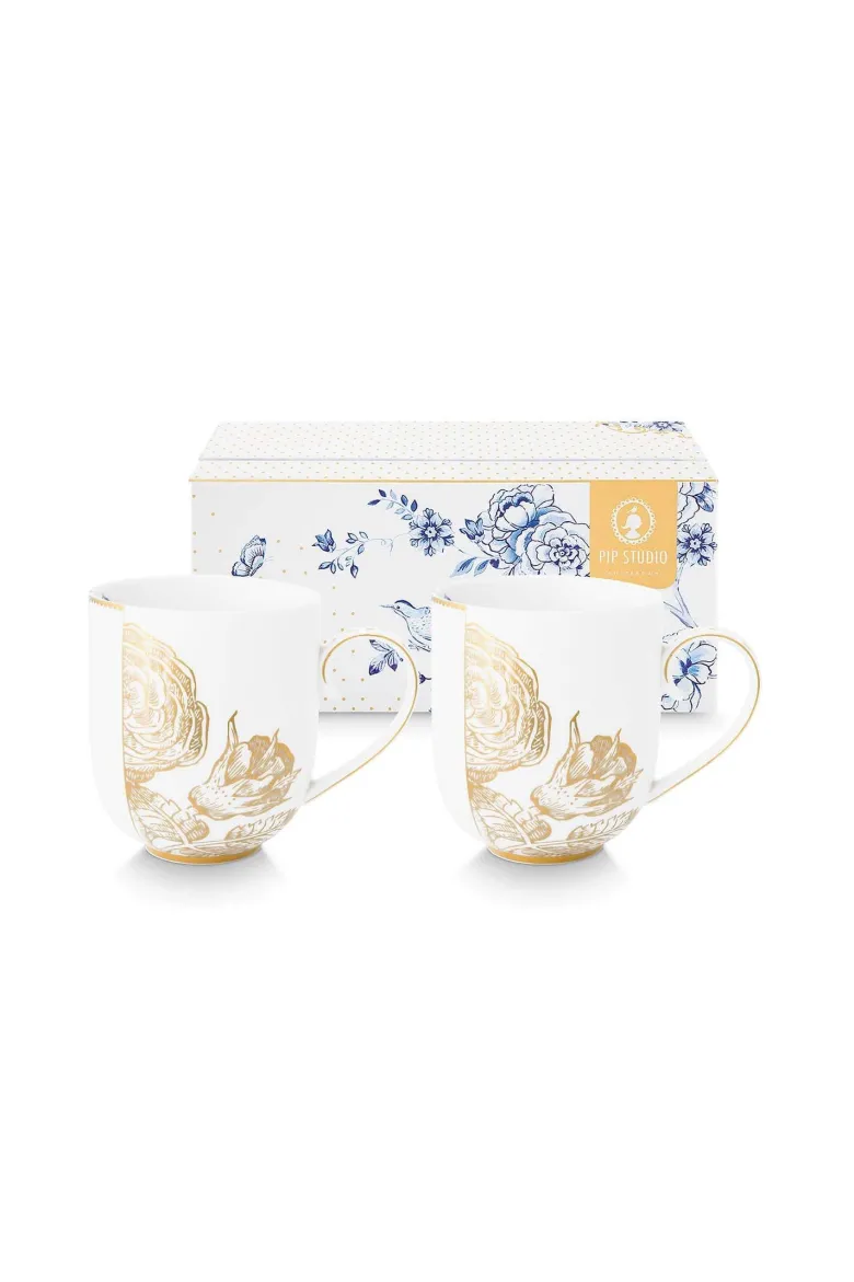 Set/2 Tassen Royal White 325ml
