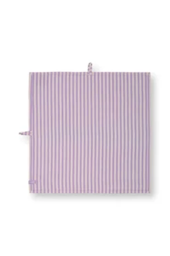 Stripes Set/2 Geschirrtüchern Lila