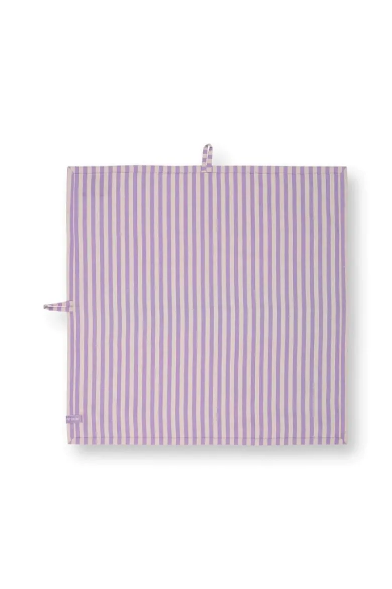 Stripes Set/2 Geschirrtüchern Lila