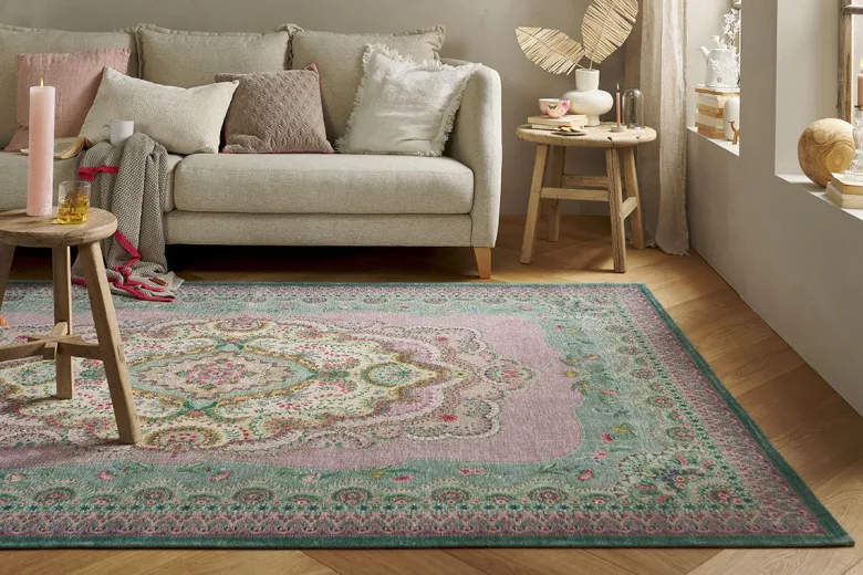 Teppich Majorelle by Pip Lila/Grün