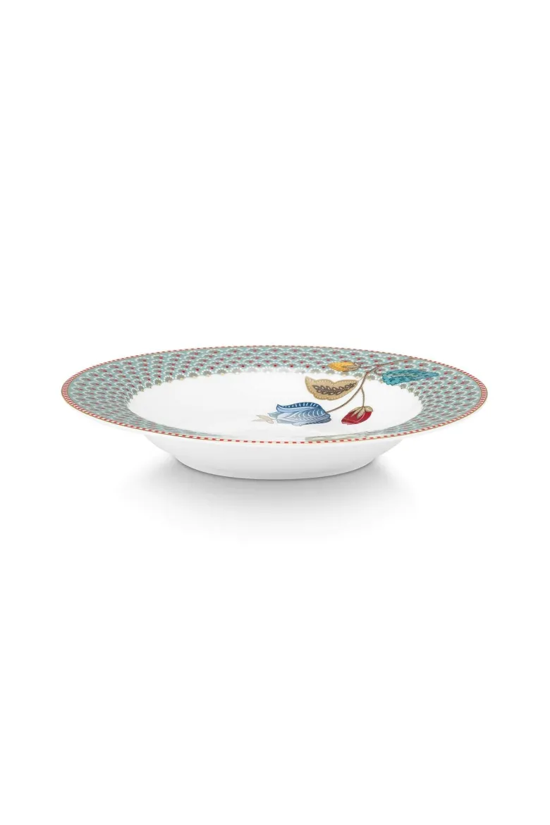 Tiefer Teller Blooming Tales Blau 21.5cm