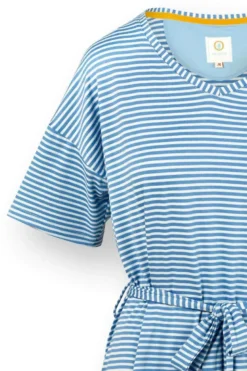 Tonya Top Kurze Ärmeln Little Sumo Stripe Blau