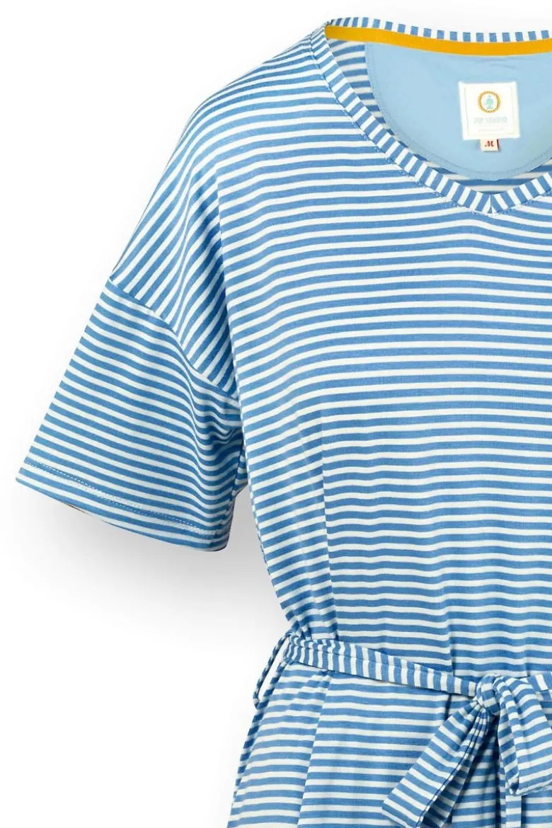 Tonya Top Kurze Ärmeln Little Sumo Stripe Blau