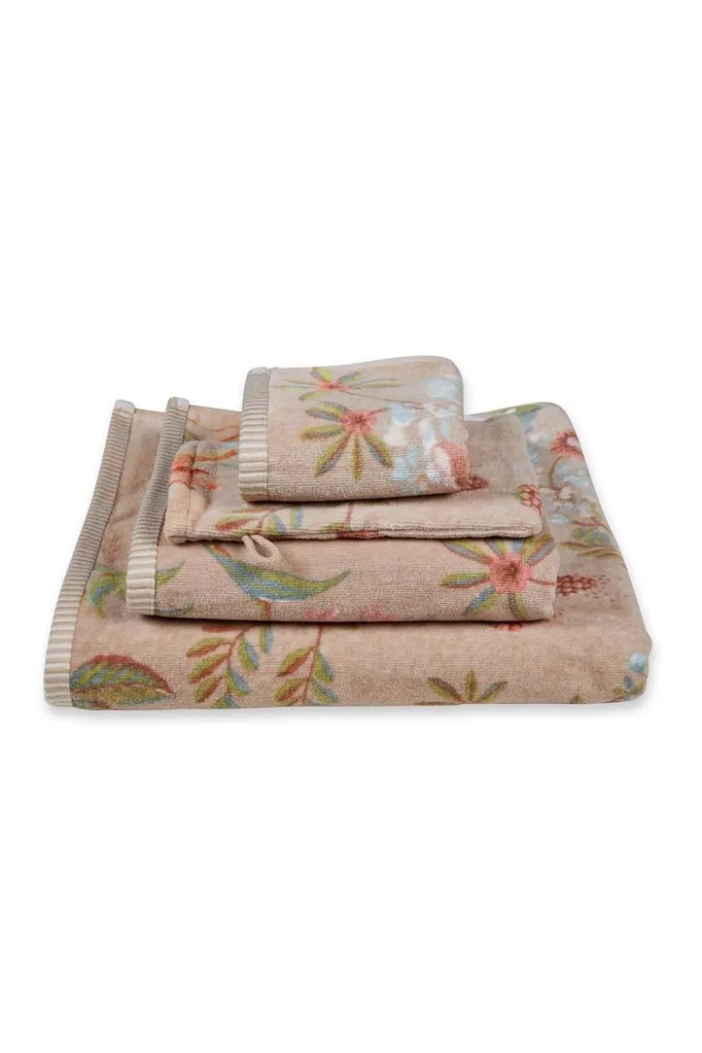 Waschlappen Set/3 Secret Garden Khaki 16x22cm