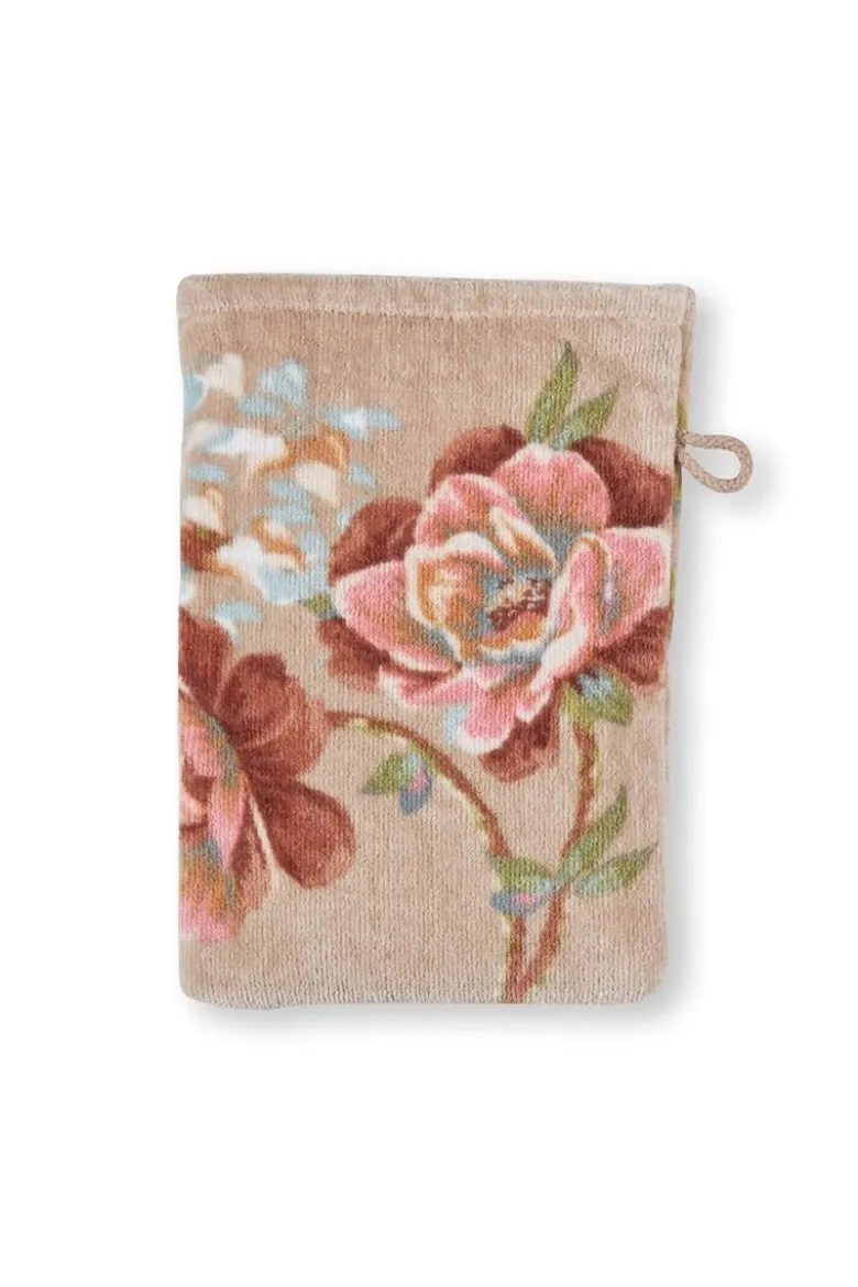 Waschlappen Set/3 Secret Garden Khaki 16x22cm