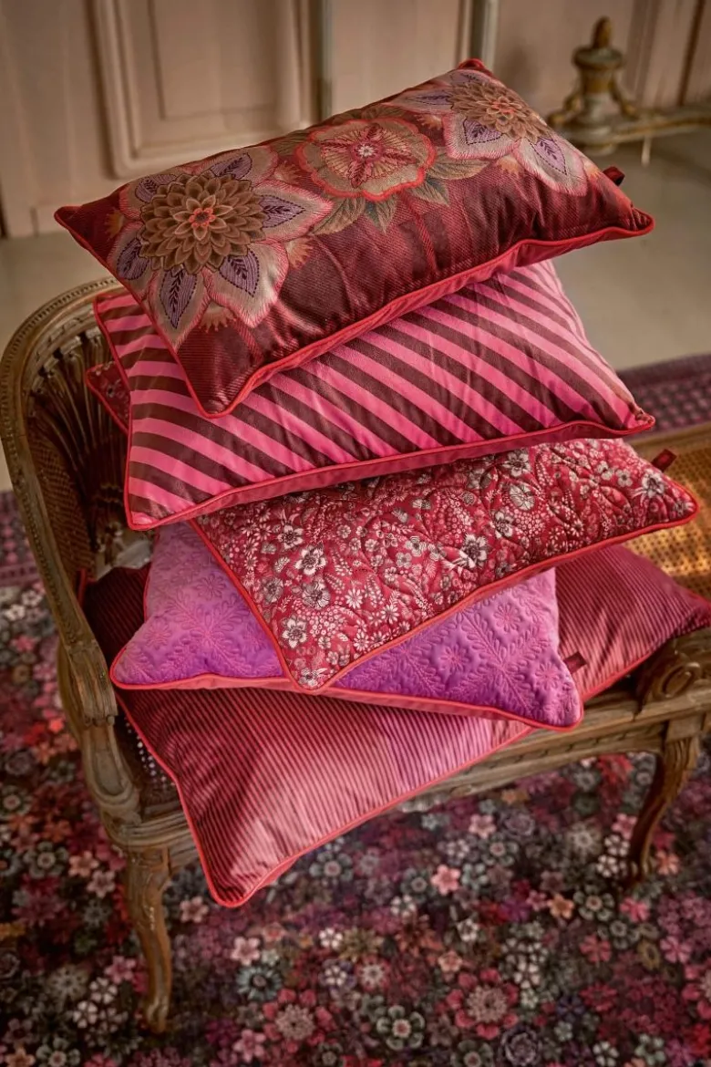 Zierkissen Quilted Daisy Dreams Rot